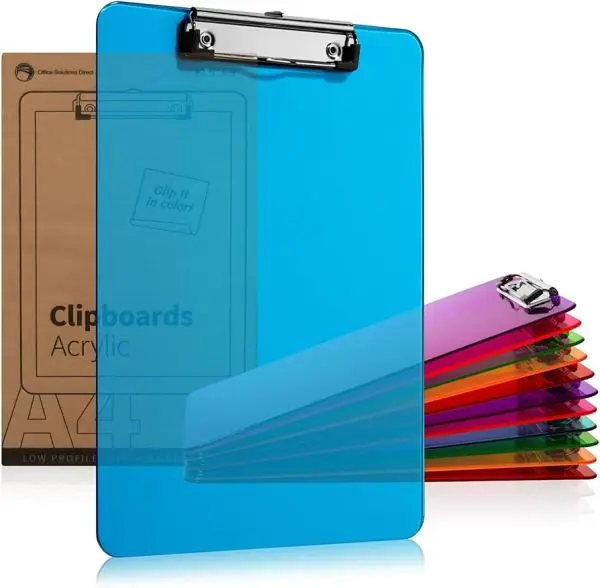 Transparent A4 Clip Board