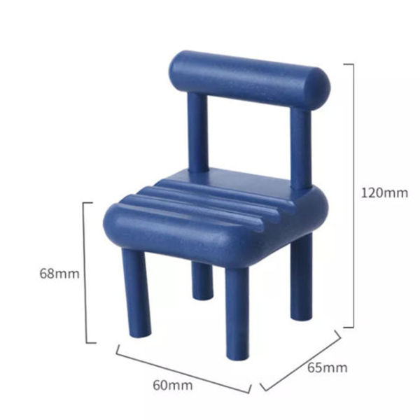 Mobile Phone Stand Desktop Small Chair Holder Multicolor - Image 3