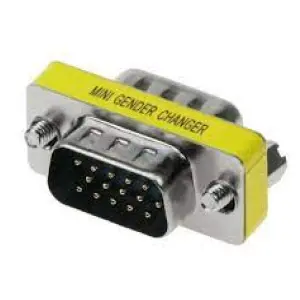 VGA Gender Changer HD15, M/M Thin