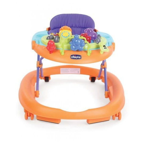 Chicco Walky Talky Baby Walker Orange Wave - Image 3