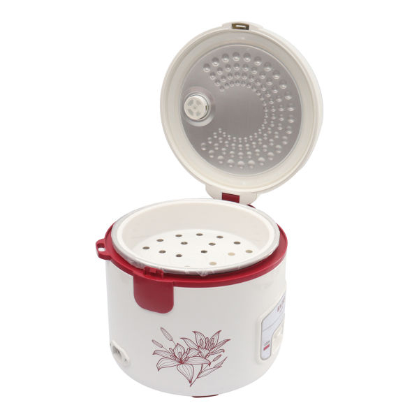 BALTRA Dream Deluxe Rice Cooker | BTD 1000D | 2.8 ltr | 1000Watt | Auto cooking & keep warm | Detachable cooking pot | Thicker outer body | Lockable lid with steamer tray | 12 Month Warranty - Image 2
