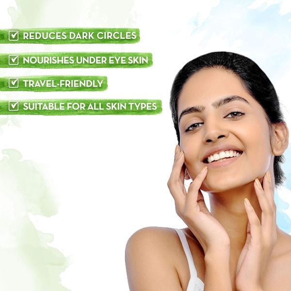 Mamaearth Bye Bye Dark Circle Eye Cream With Cucumber For Dark Circles, 20ml - Image 2