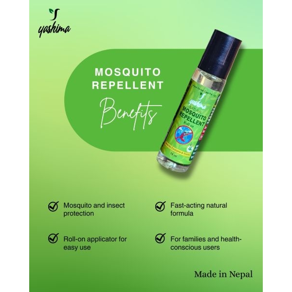Yashima Mosquito Repellent Roll-On 10ml - 3 Pieces Bundle - Image 4