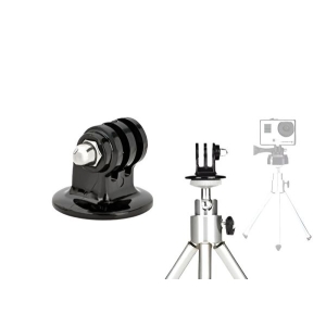 Black Tripod Mount Monopod Adapter for Go Pro Hero Sjcam Xiaomi Yi Camera Stand Go Pro and Action Cameras