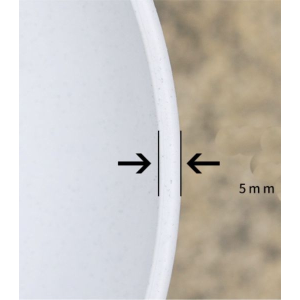 14 Inch White Cool Plastic Pot With Rolling Wheels For Indoor Outdoor Garden - Image 5