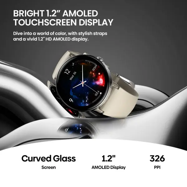 NEW Zeblaze Lily 2 Ladies Smart Watch | Double Strap | 1.2" AMOLED Display | IP 68 | Dual Metal & Silicone Strap | Fitness Tracking & Health Monitoring Smartwatch For Women - Image 4
