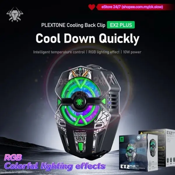 Plextone EX2 Plus RGB Semiconductor Cooler With DIY Sticker - Image 5