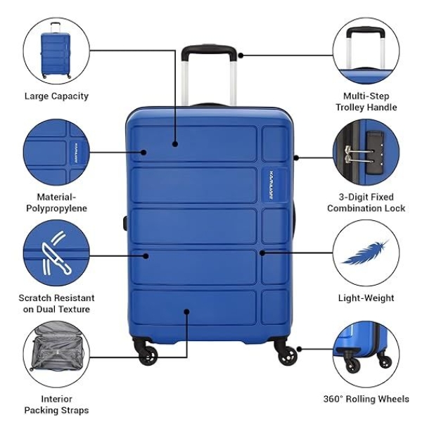 Kamiliant Harrier 55cm Hardside Spinner Suitcase - Image 2