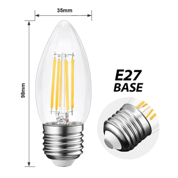 Moto Chudi Wala Vintage LED 4 Watt Bulb E27 - Image 3