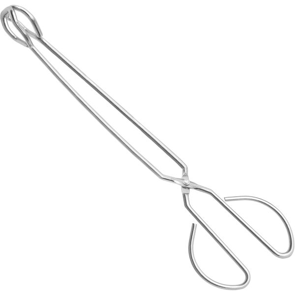Chrome Plated And Pvc Oated Barbecue Tongs 38Cm - Image 2