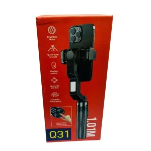 Q31 Single-Axis Stabilizer Selfie Stick Tripod with Fill Light for Smartphones, Smart and Stable Phone Holder