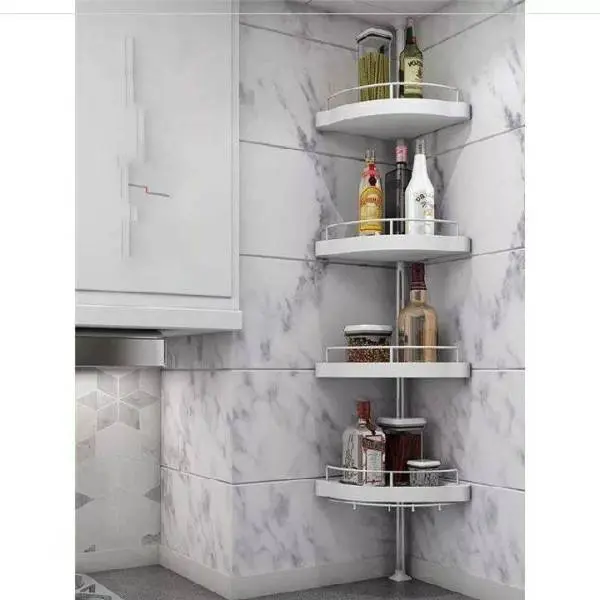 4 Tier Mulitpurpose Corner Space Saver Storage Shelf - Image 5