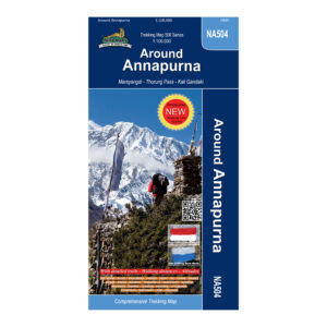 Around Annapurna Marsyangdi Thorung Pass Kali Gandaki Trekking Map Cover