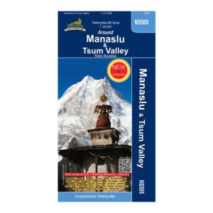 Around Manaslu & Tsum Valley Map Cover
