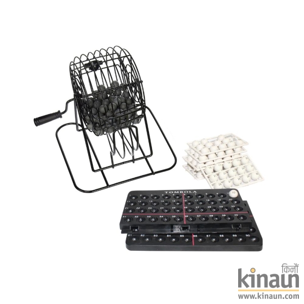 Black Bingo Set Board Game