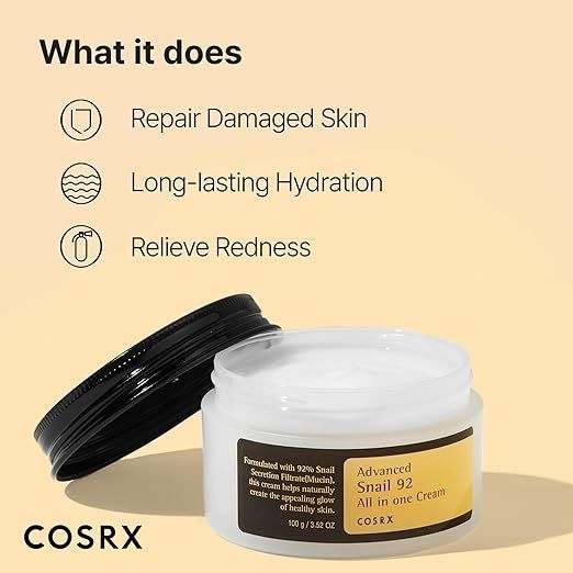 COSRX Advanced Snail 92 All In One Cream 100ml By Dream Skin Nepal - Image 4