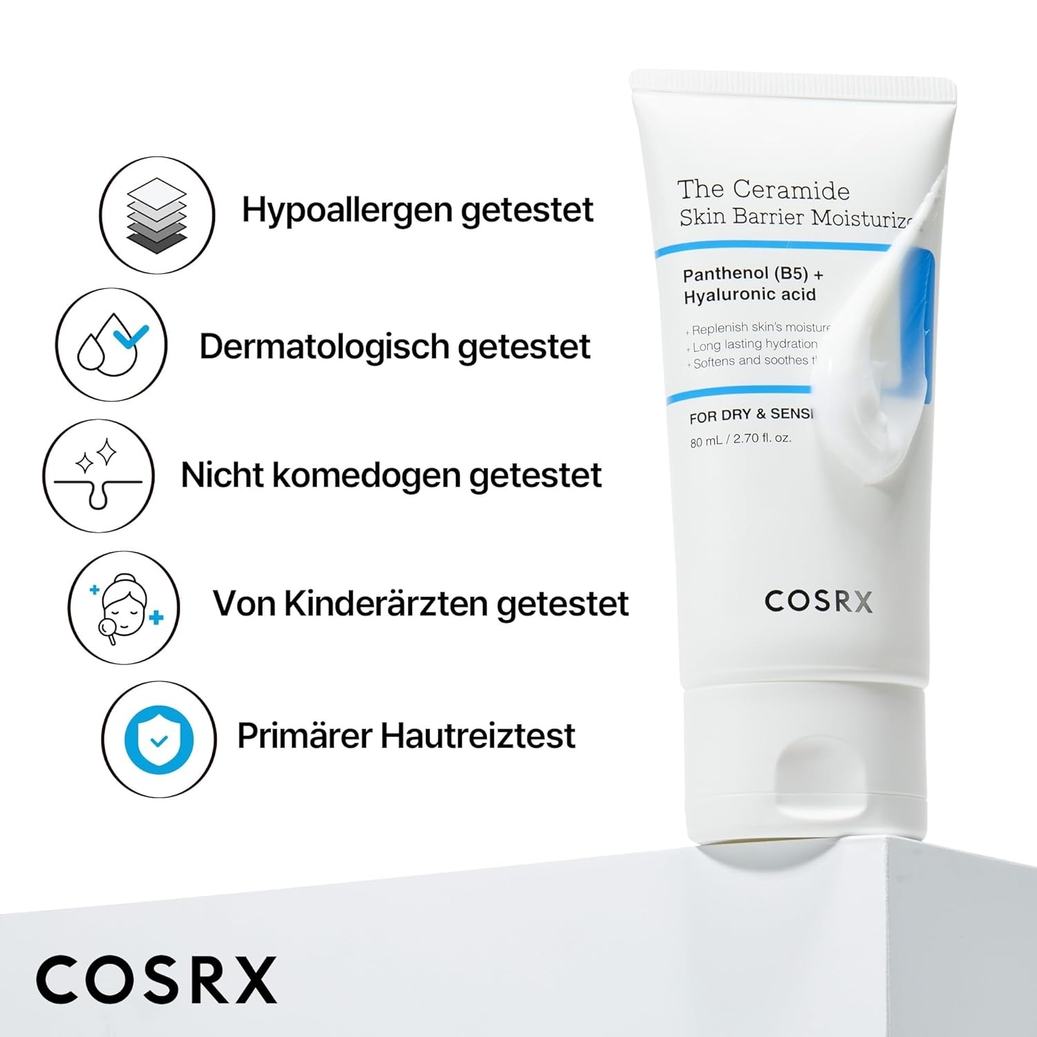 COSRX The Ceramide Skin Barrier Moisturizer 80ml - Image 2