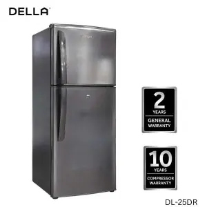 DELLA 220 Litres Double Door Refrigerator
