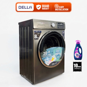 DELLA 8 Kg Front Loading BLDC Washing Machine