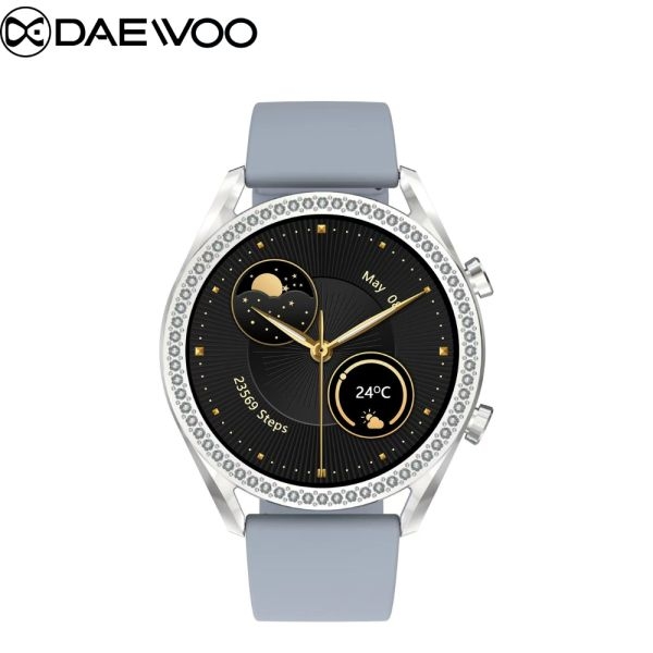 Daewoo Dazzle Series D564 Smartwatch: 1.27" AMOLED HD Screen, BT Call, Dial Pad, 100+ Sports Mode, Heart Rate, Voice Assistant, IP68 Waterproof, 230 mAh Battery - Image 2