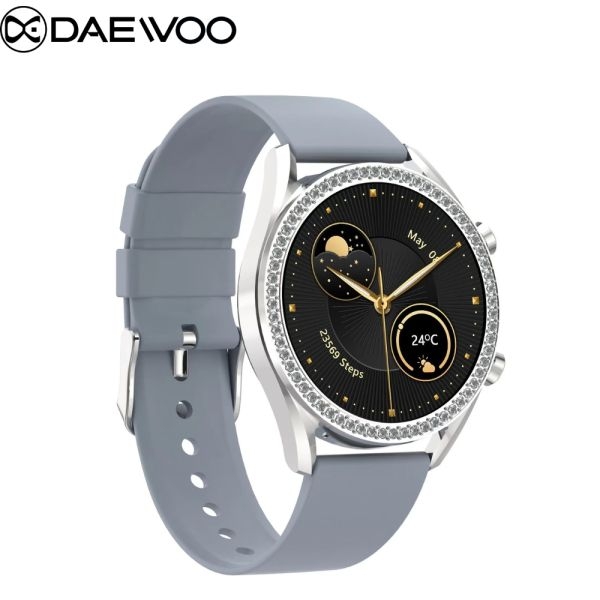 Daewoo Dazzle Series D564 Smartwatch: 1.27" AMOLED HD Screen, BT Call, Dial Pad, 100+ Sports Mode, Heart Rate, Voice Assistant, IP68 Waterproof, 230 mAh Battery - Image 4