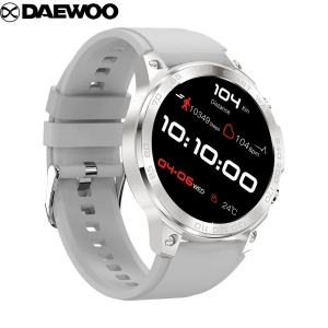 Daewoo Dream Series DM50 Smartwatch:1.43" AMOLED HD Full Touch Screen, BT Call, BT Music, Blood Oxygen, NFC, Always On Display, Double Button, IP68 Waterproof, 400 mah Battery, Siri Assistant, Lady Health