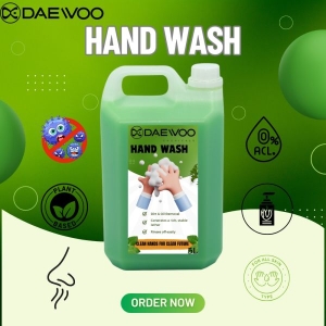 Daewoo Hand Wash | Liquid Hand Wash | 5 Ltr | Daewoo Chemicals | Soft Hands | Easy Wash | Clean Hands | Fragrance | 5 Ltr Galon | All Skin Hand Wash | Daily Hand Wash