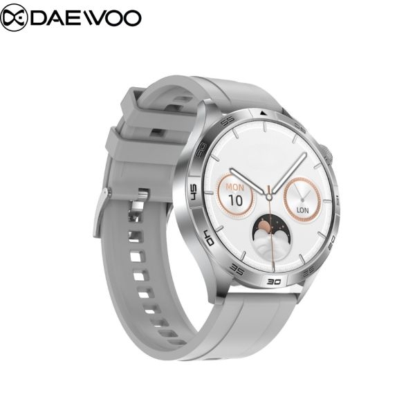 Daewoo Watch 4 Smartwatch:1.43" AMOLED HD Full Touch Screen, BT Call, BT Music, Blood Oxygen, NFC, Lady Assistant, Always On Display, Double Button, IP68 Waterproof, 270 mah Battery, Siri Assistant - Image 3