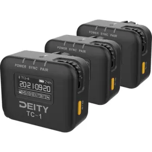 Deity Microphones TC-1 Wireless Timecode Generator Box 3-Pack Kit