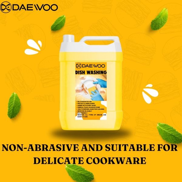 Dish Washing Liquid | 5 Ltr | Daewoo Dish Washer | Clean Utensils | Clean Crockeries | Stain Remover | Melamine | Glass Crockeries | Burnt Stains Remover - Image 5