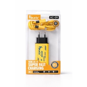 FSUDZ 45W SUPER FAST CHARGER – USB-A + USB-C (AC-09)