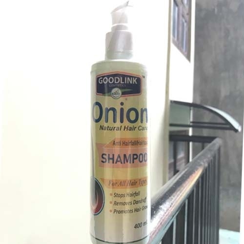 Goodlink Cosmetics Onion Shampoo For Hair Growth/Anti Dandruff Shampoo 400ml