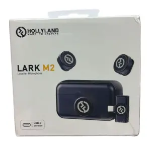 Hollyland Lark M2 First-Copy Wireless Lavalier Microphone | Dual-Mic System For Mobile