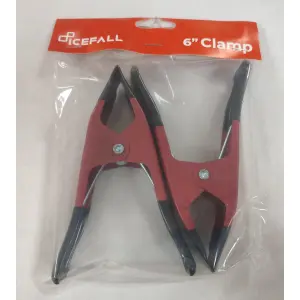 Icefall Red Spring Clamp 6in