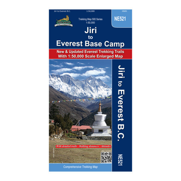 Jiri to Everest Base Camp Map Cover