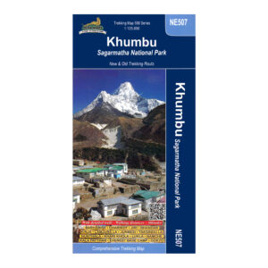 Khumbu Sagarmatha National Park Map Cover