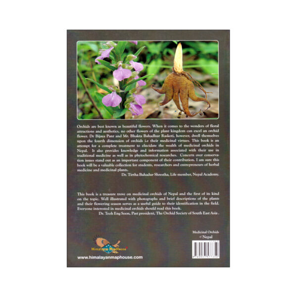 Medical Orchids of Nepal Back Cover