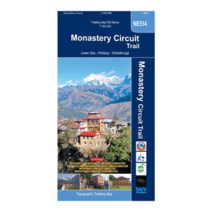Monastery Circuit Trail Lower Solu Khotang Okhaldhunga Map Cover