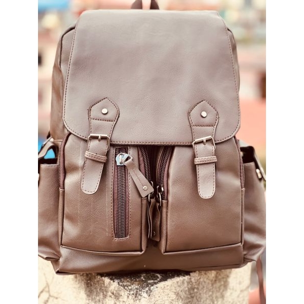 PU Leather Bagpack For College And School |Bagpack For Traveling And Business For Unisex - Image 5
