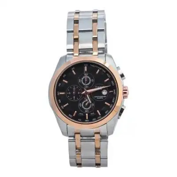Tissot Silver Color Quartz Steel Chronograph Casual Watch For Men - Image 2