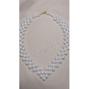 Beaded Pearl Necklace