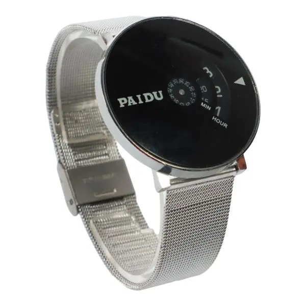 PAIDU Pure White Dial Fancy Watch For Women