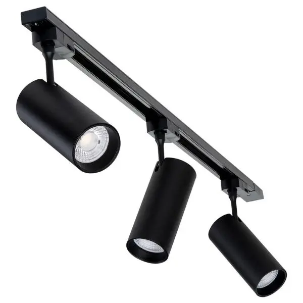 LED Track Lights 3 Sets Of 20W White Color In Black And White Body - Image 3