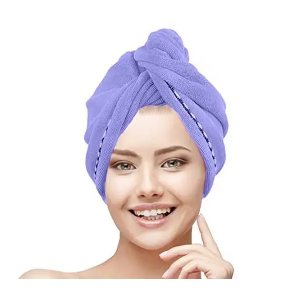Super Absorbent Microfiber Hair Drying Wrap Towel| Female Shower Towel With Rapid Water Observations - Image 4