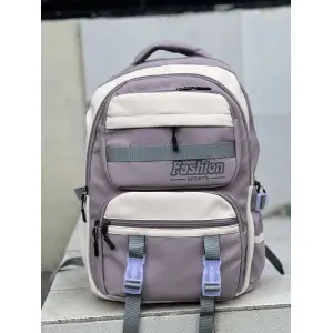 Trendy Nylon Backpack for Women – Large Capacity Shoulder Bag for School, College & Office