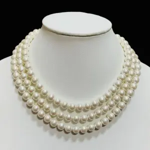 3 Layer Pearl Necklace