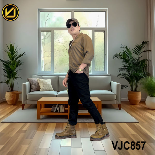 VIRJEANS (VJC857) Stretchable Cotton Jeans Pant For Men-Black - Image 2