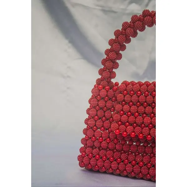 Pearl Beaded Handbag - Image 4