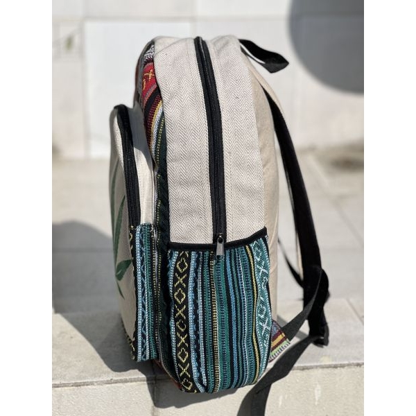 Hemp Bag pack For Men - Handcrafted Pure Hemp Bag for Travel, School & Daily Use - Image 5