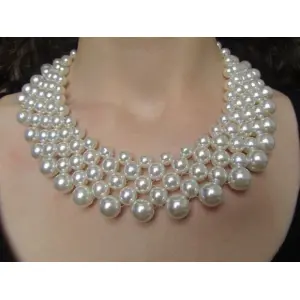 Beaded Pearl Necklace